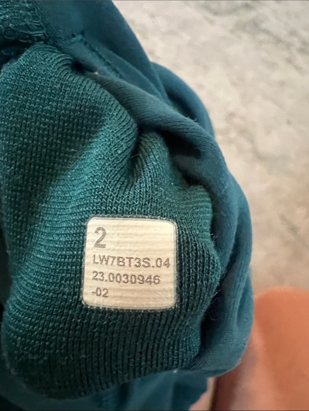 lululemon High-Rise Bike Shorts in Deep Teal, Size 2 - Picture 5 of 5